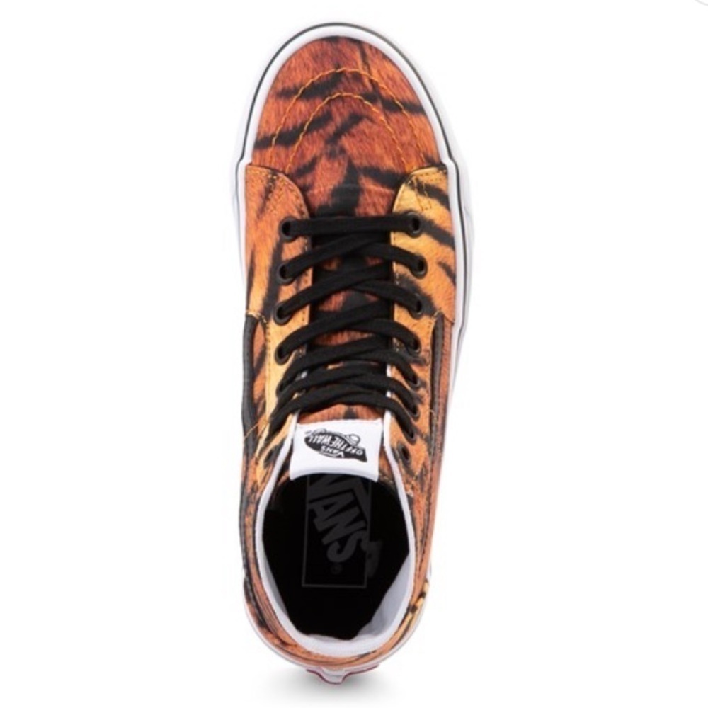 NWT Vans SK8 Hi Tapered Skate Shoes Tiger Animal Print - Picture 5 of 7